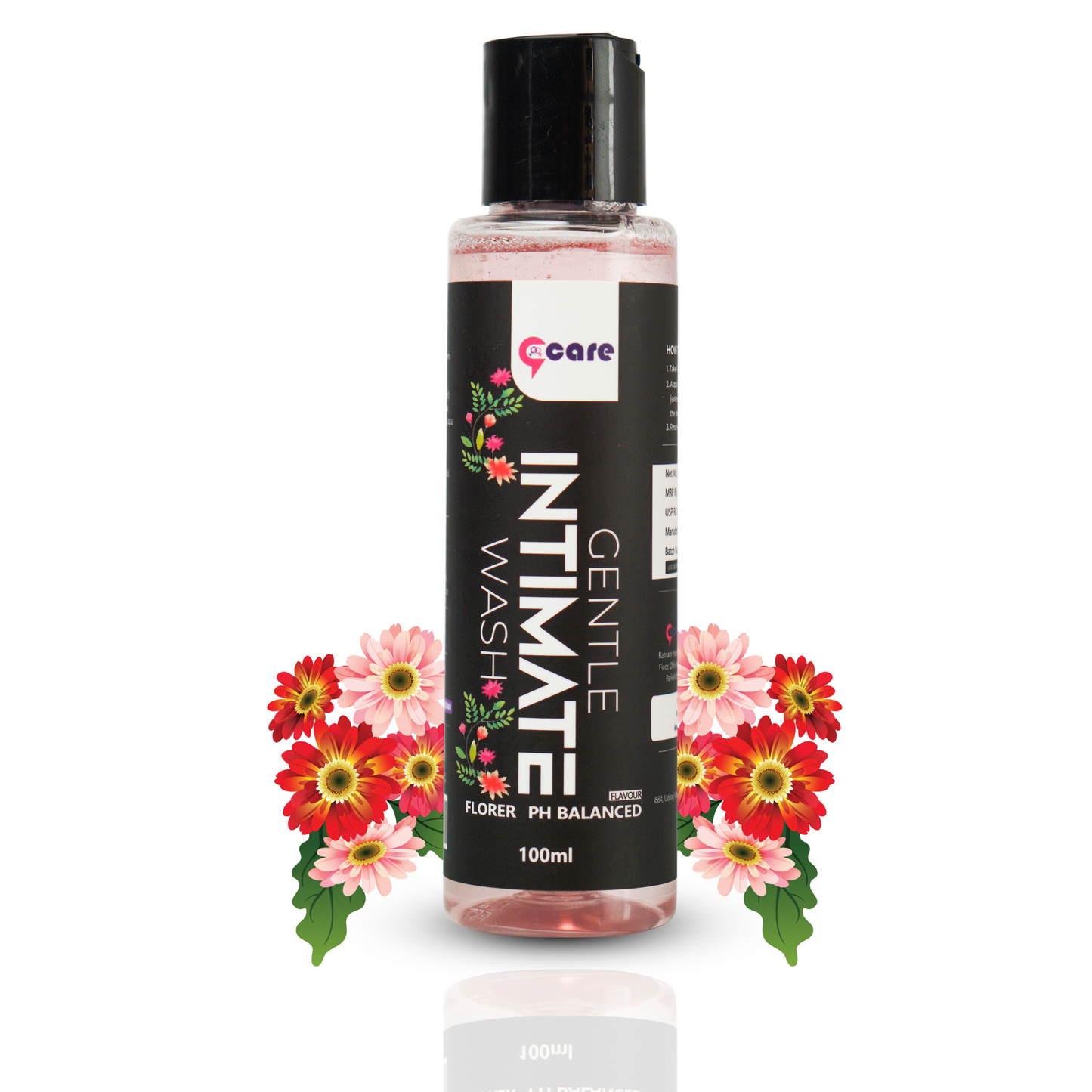 9care Gentle Intimate Wash – pH Balanced Vaginal Wash for Women | 100ml