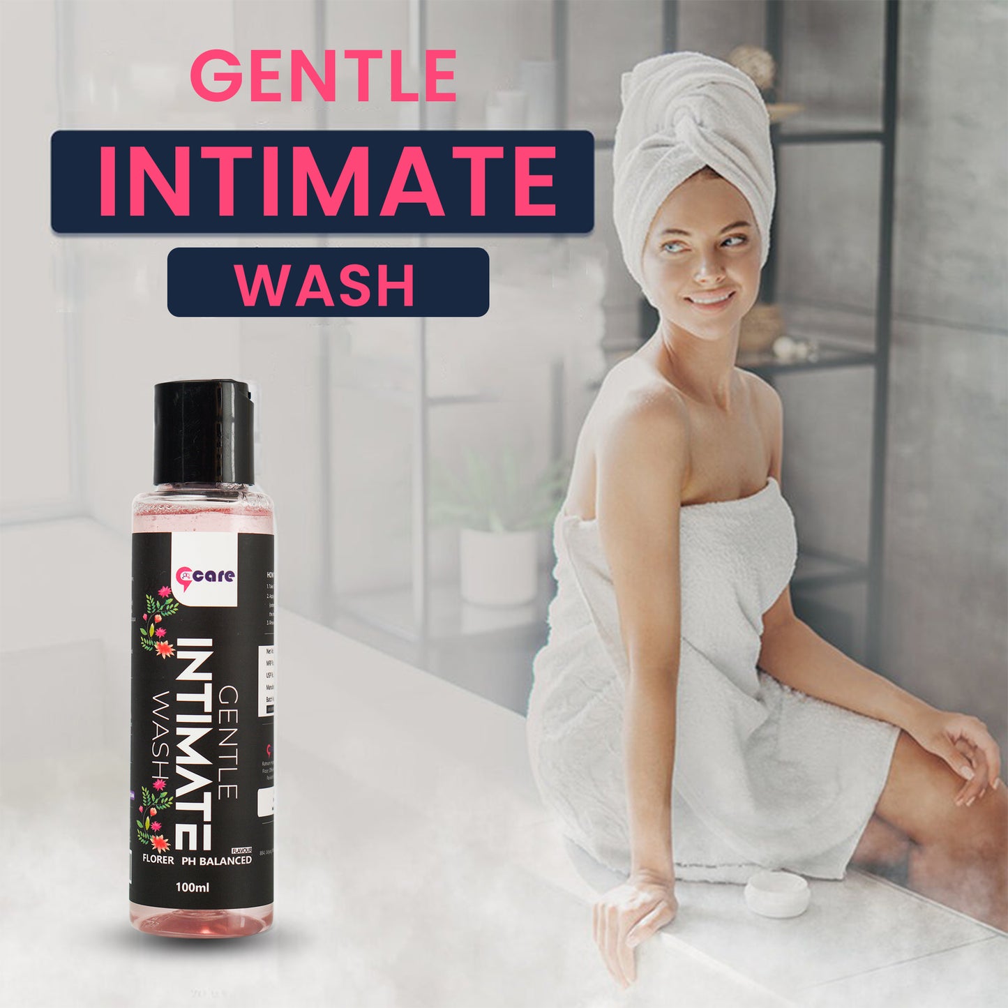 9care Gentle Intimate Wash – pH Balanced Vaginal Wash for Women | 100ml